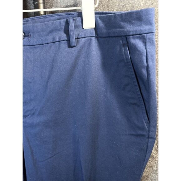 Lauren Ralph Lauren Pants Women's Size 16 Blue Cropped Chino Stretch - Picture 3 of 10